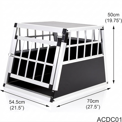 Aluminium Car Dog Crate & Pet Travel Carrier