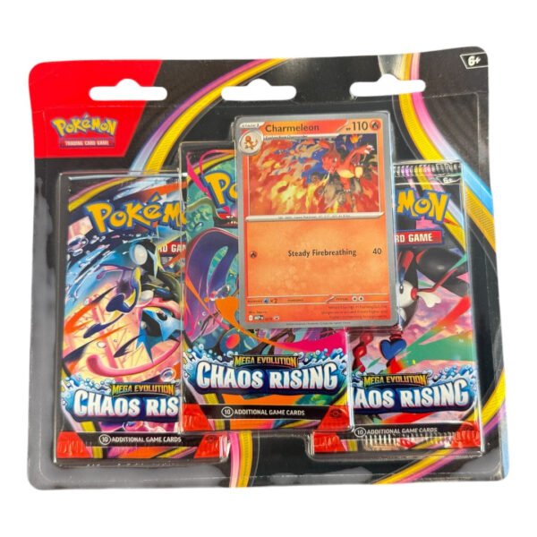 Pokemon Chaos Rising 3pk Blister