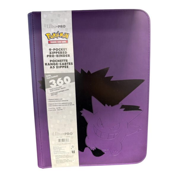 Pokemon Ultra Pro 9-Pocket Elite Series Zippered Pro Binder - Gengar