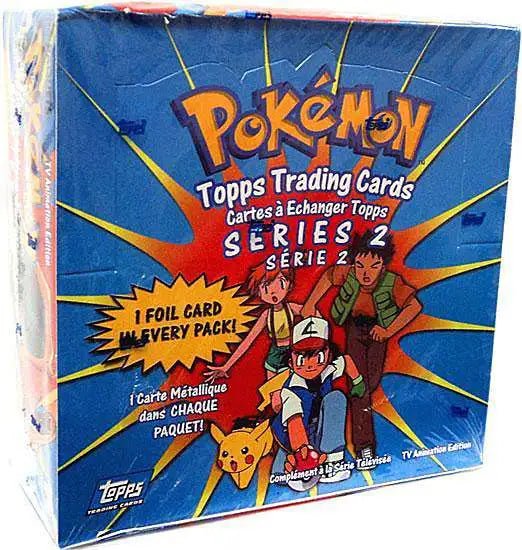Pokemon Topps Co. TV Animation Series 2 Trading Card Box [36 Packs]